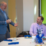 Tennessee Wesleyan faculty member at an event