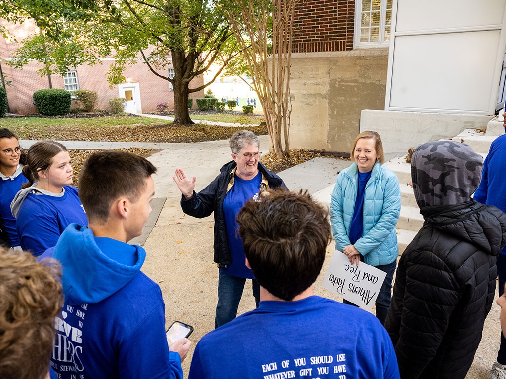 TWU faculty and students preparing to serve