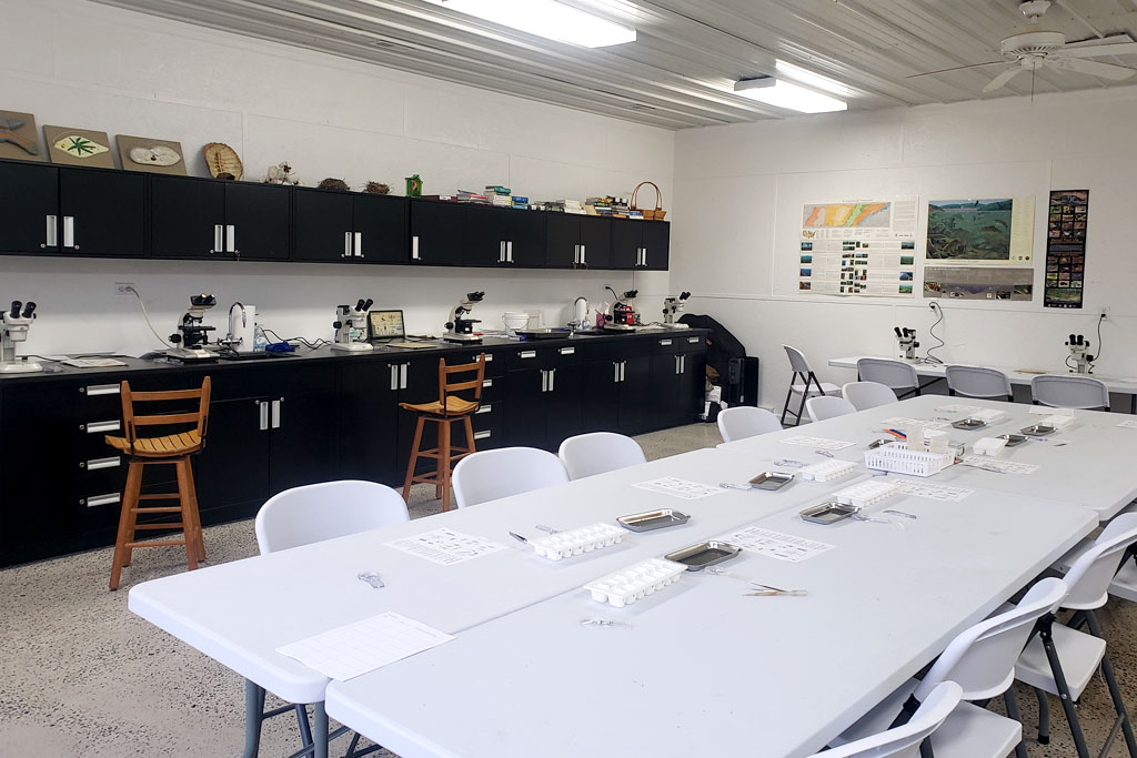 Classroom space inside the Kilbride Nature Sanctuary