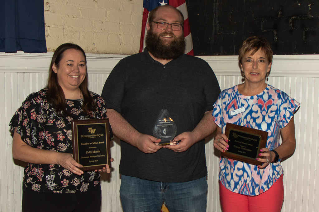 Tennessee Wesleyan University faculty at Honors Day