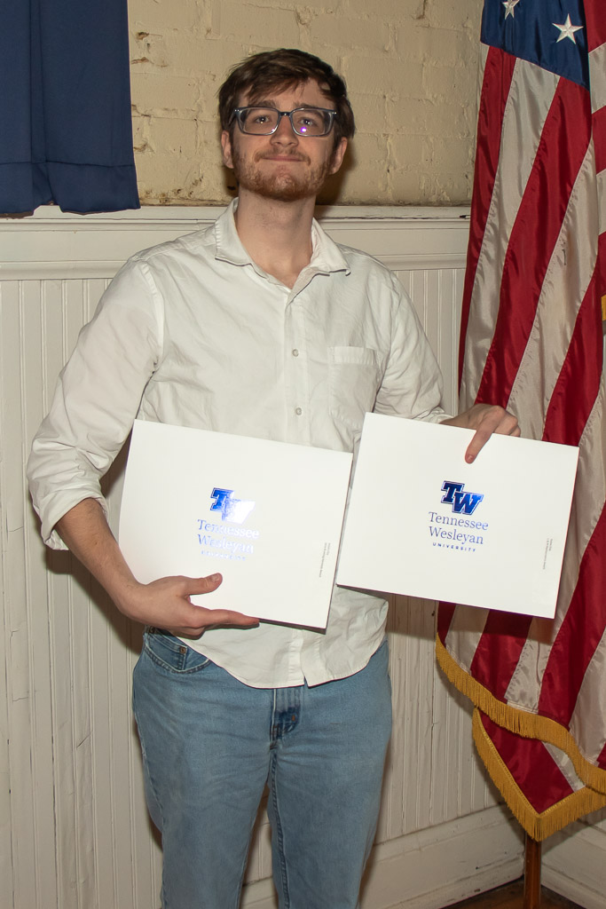 TWU student at Honors Day