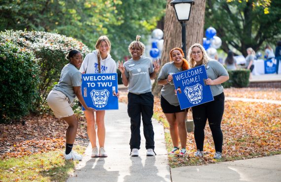 student ambassadors at choose blue