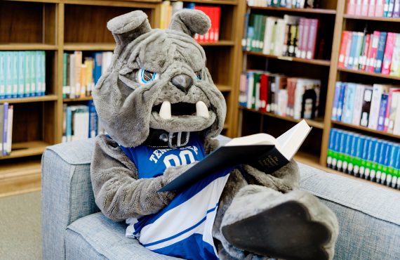 wesley reading in merner pfeiffer library